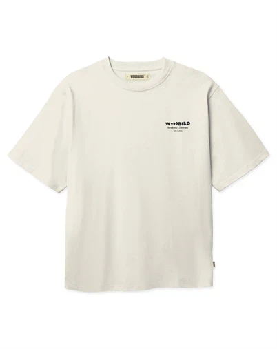 Woodbird - WBBaine Wok T-shirt - Off White